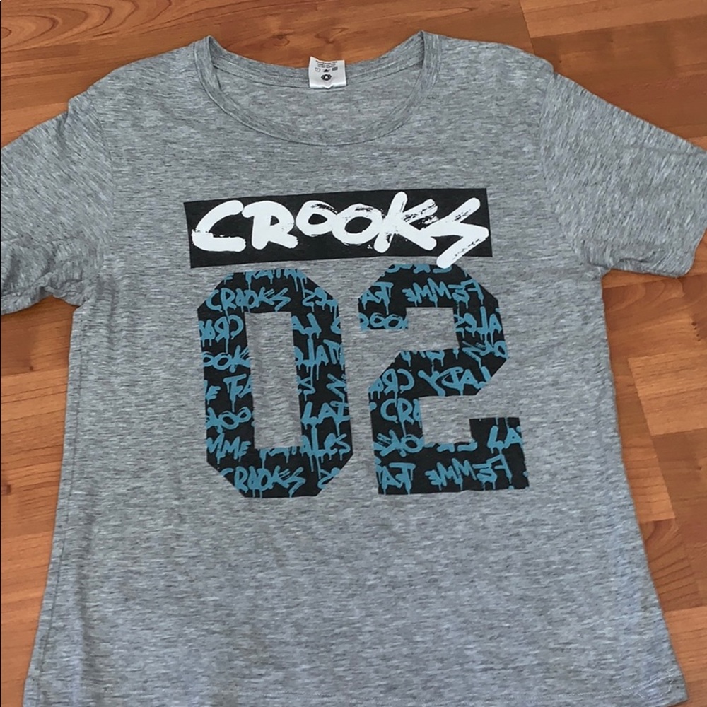 GRAY CROOKS & CASTLES SHORT SLEEVE